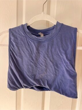 Free People Periwinkle Blue Cropped Tank